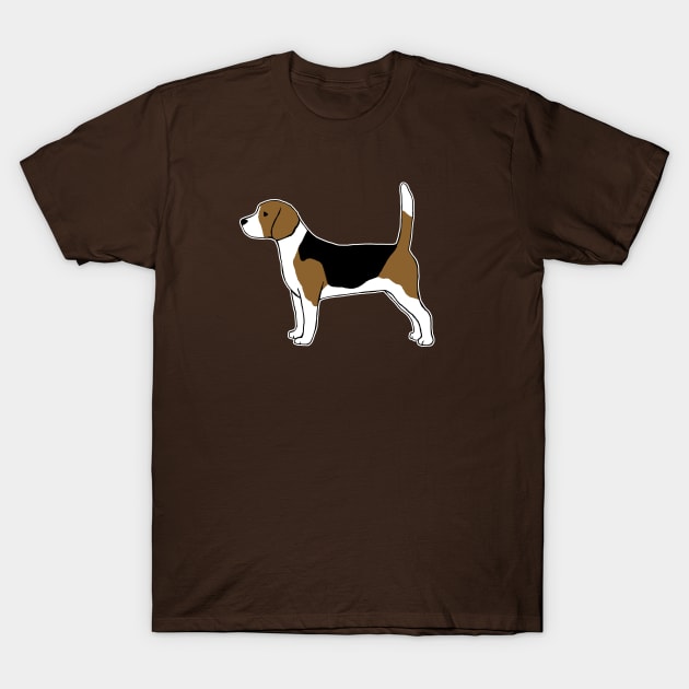 Beagle T-Shirt by Coffee Squirrel